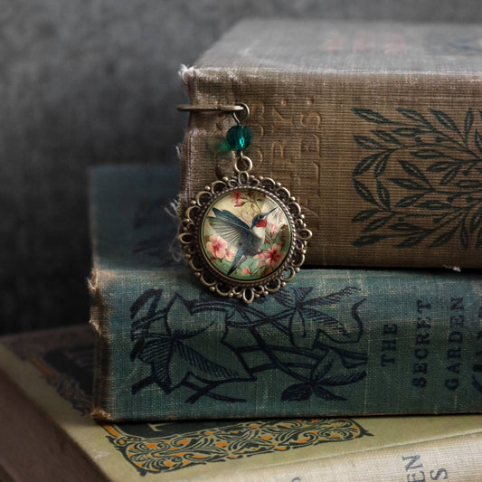 Hummingbird Art Bookmark