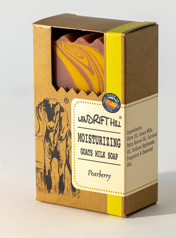 Pearberry goat milk soap