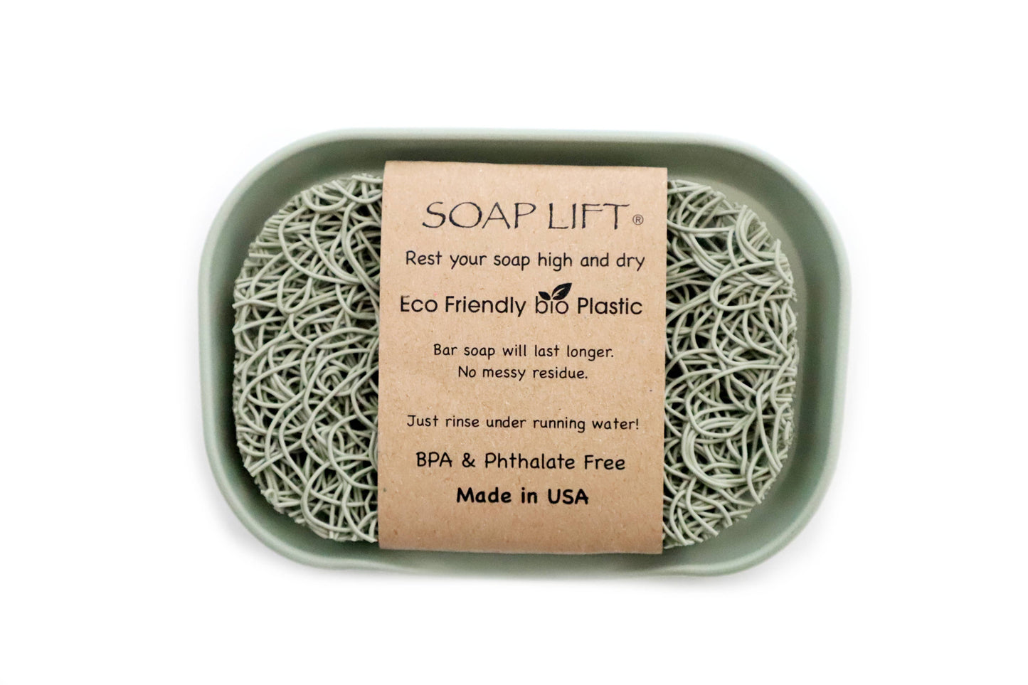 Waterfall Soap Dish Set w/ Soap Lift Soap Saver