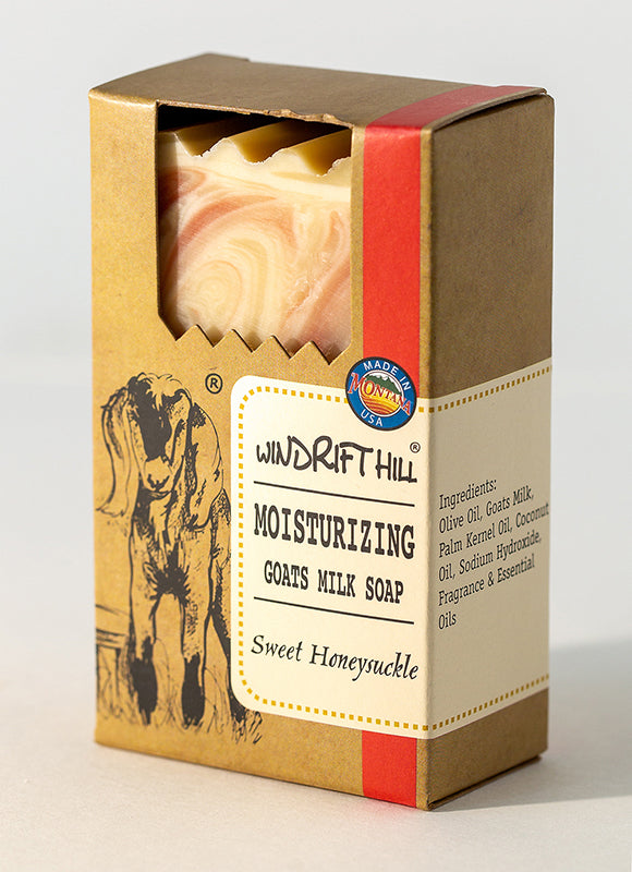 Sweet honeysuckle goat milk soap