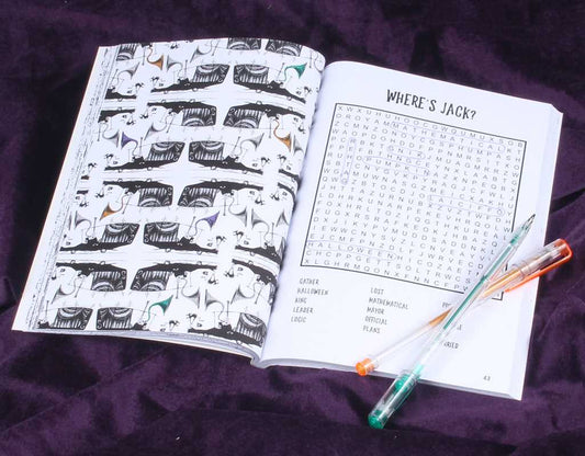 The Nightmare Before Christmas Word Search and Coloring Book