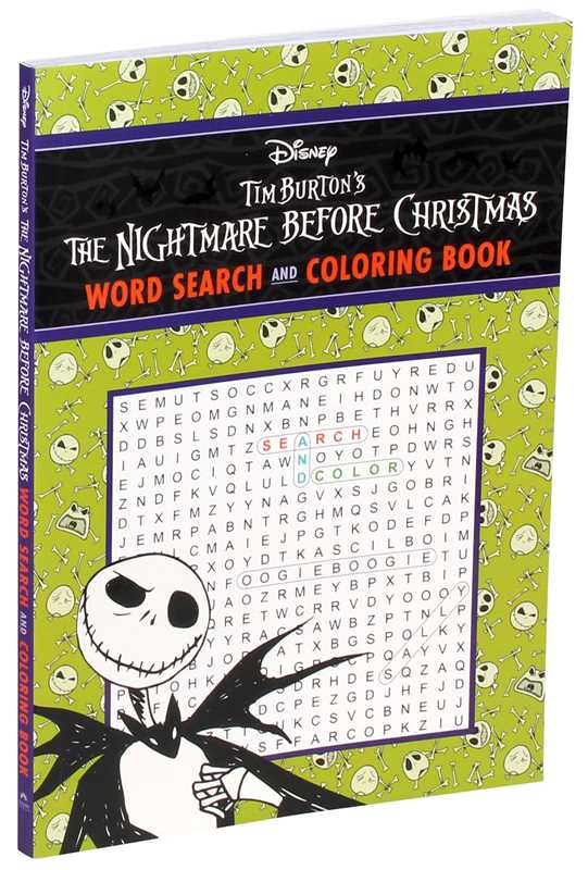 The Nightmare Before Christmas Word Search and Coloring Book