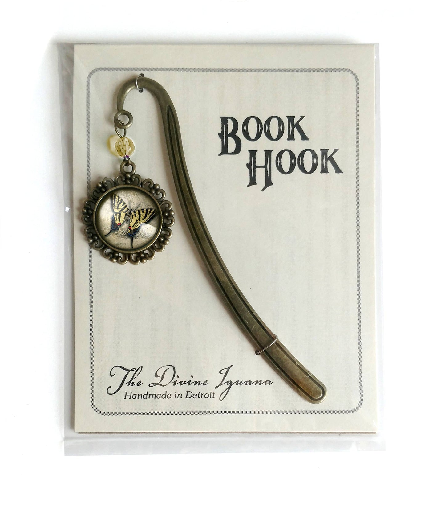 Swallowtail Butterfly Bronze Bookmark