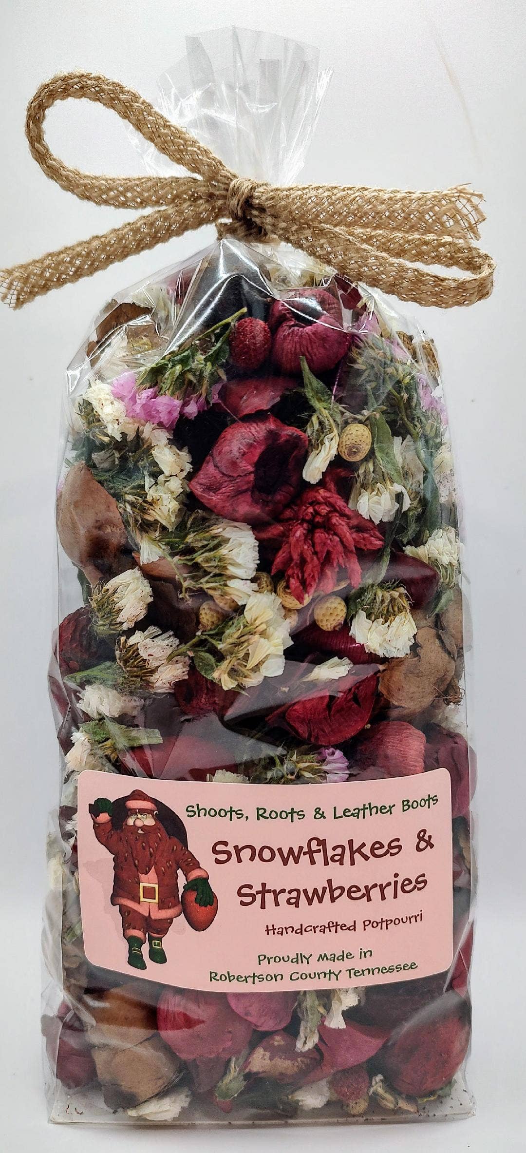 Snowflakes & Strawberries Handcrafted Potpourri- 5 cups