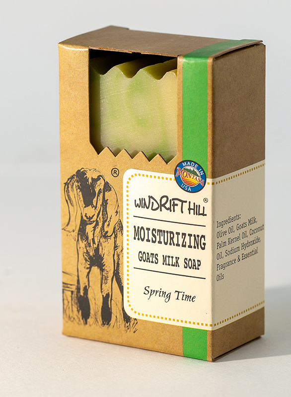 Spring time goat milk soap