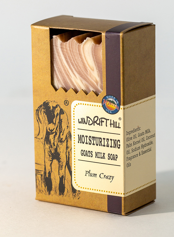 Plum crazy goat milk soap