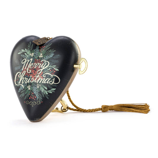 Merry Christmas Musical Art Heart