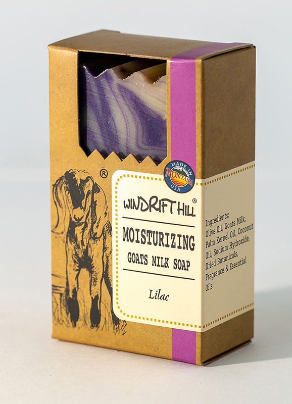 Lilac goat milk soap
