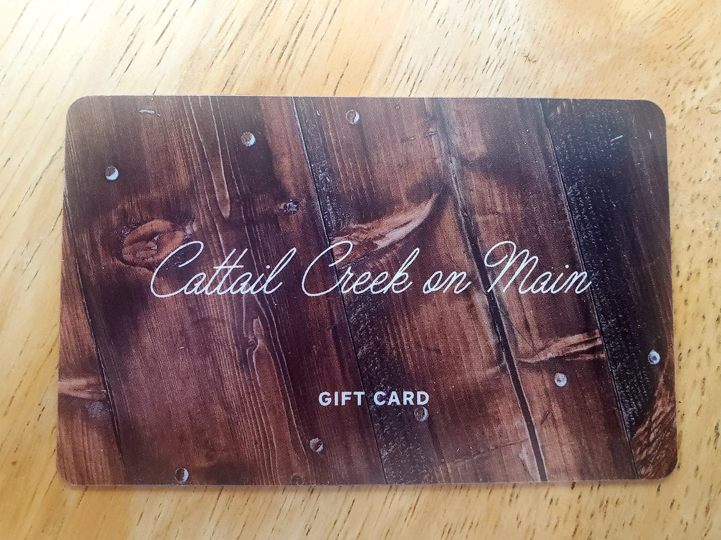 Cattail Creek On Main gift card