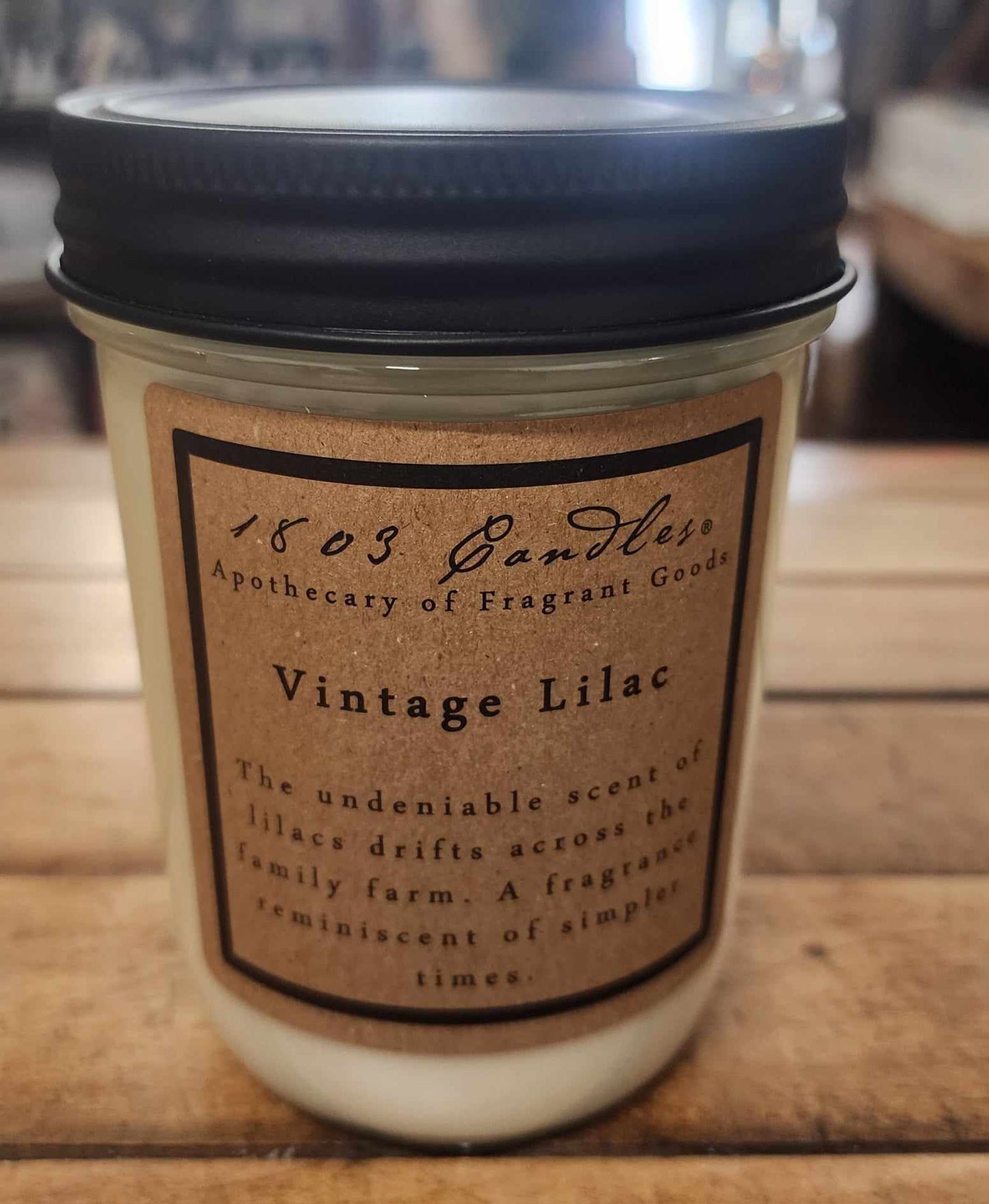 Vintage Lilac Candle