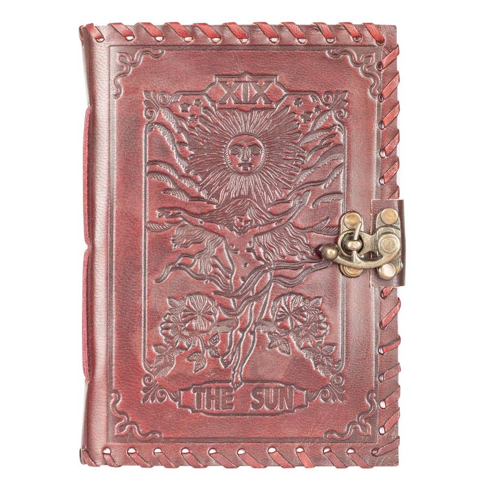 The Sun Tarot Leather Journal