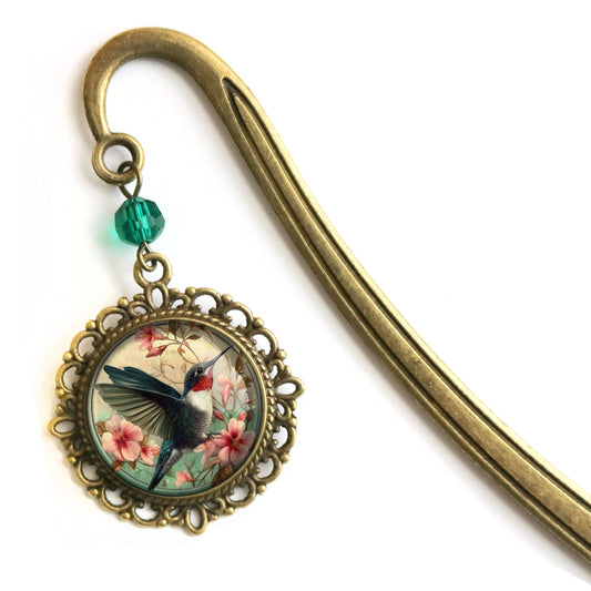 Hummingbird Art Bookmark
