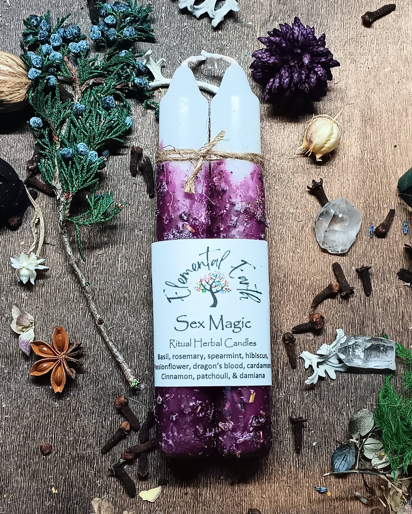 Sex Magic Herbal Intention Candles