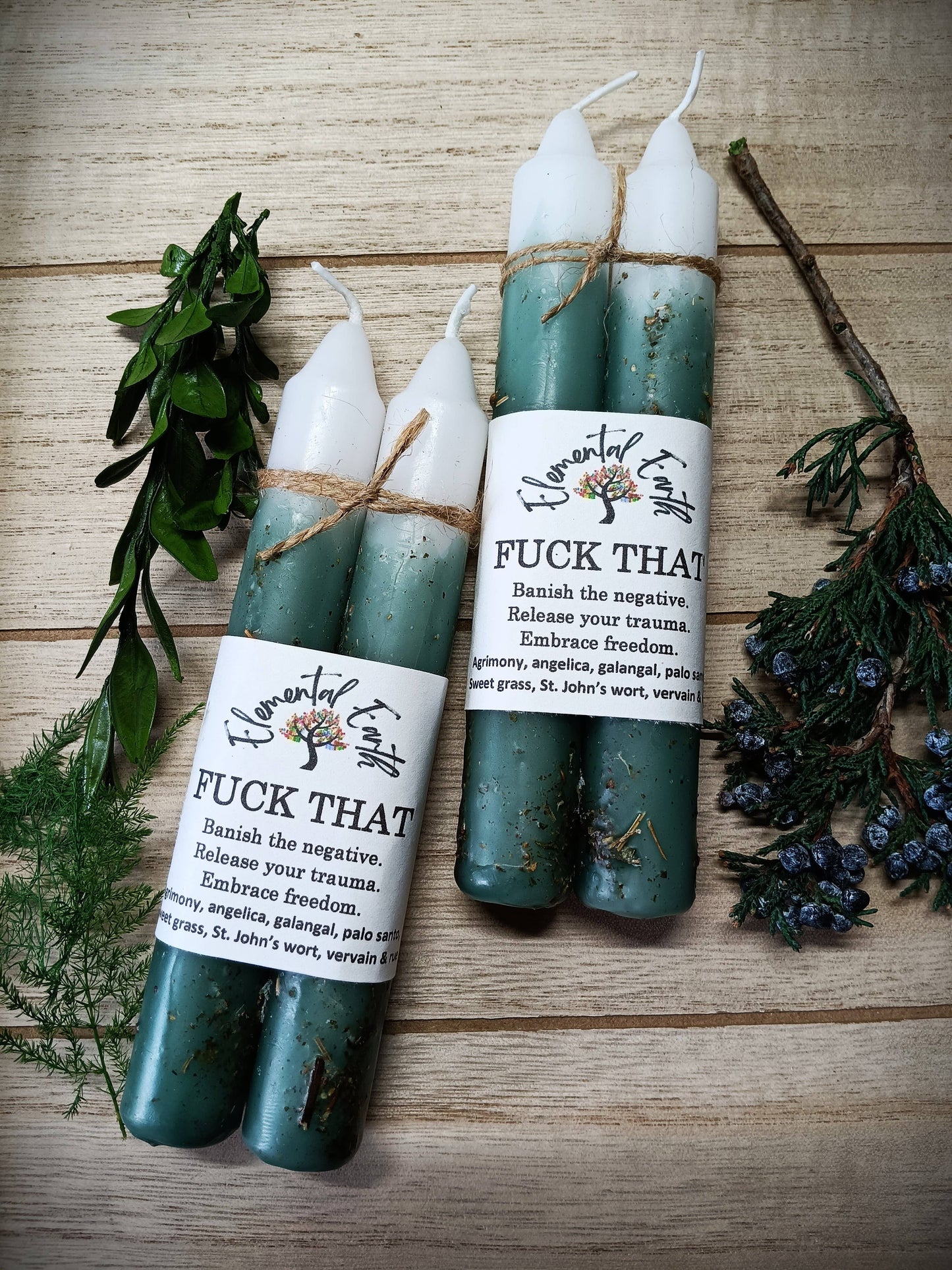Fuck That herbal intention candles