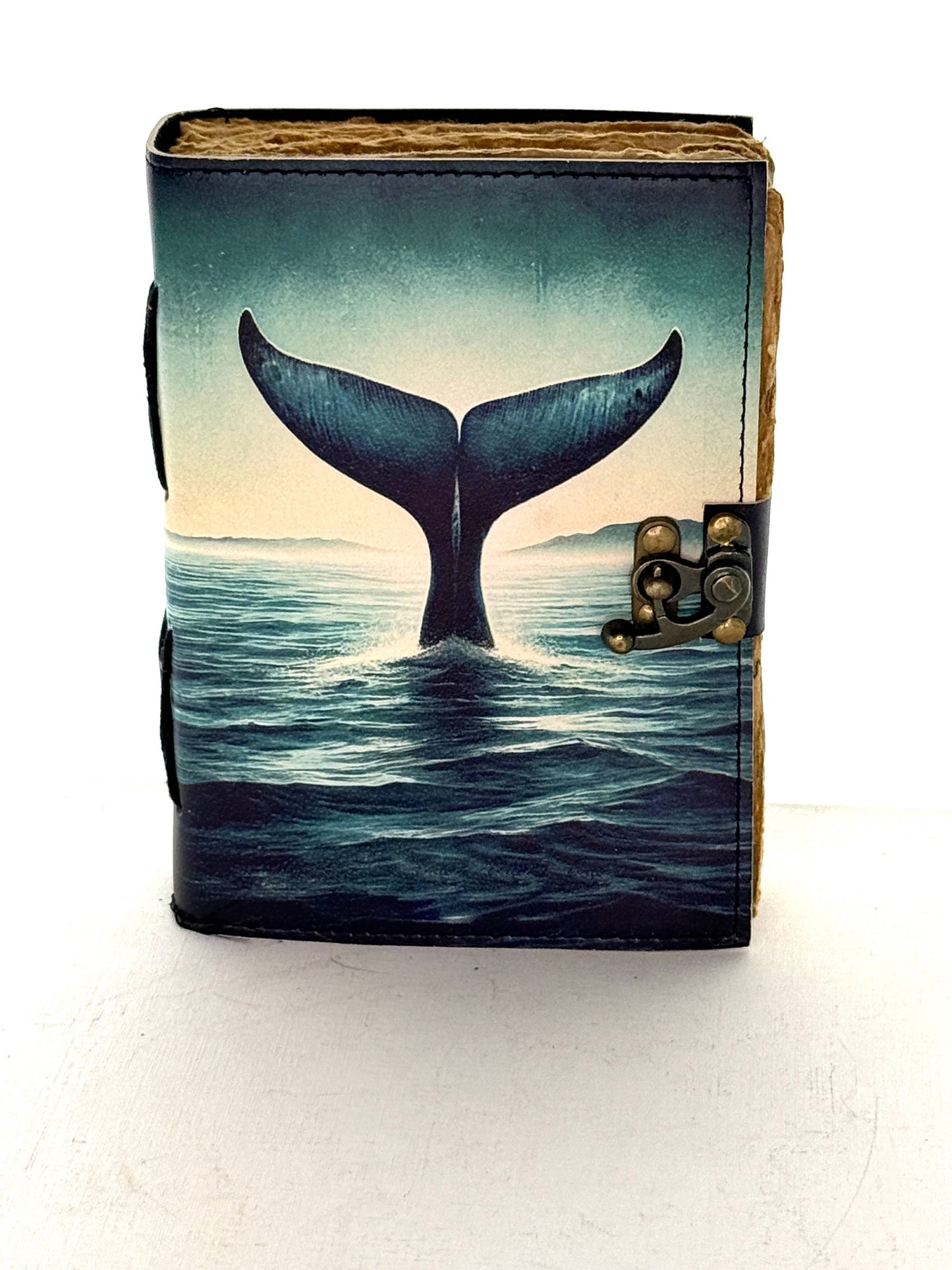 Whale Tail Hand Crafted Journal Book