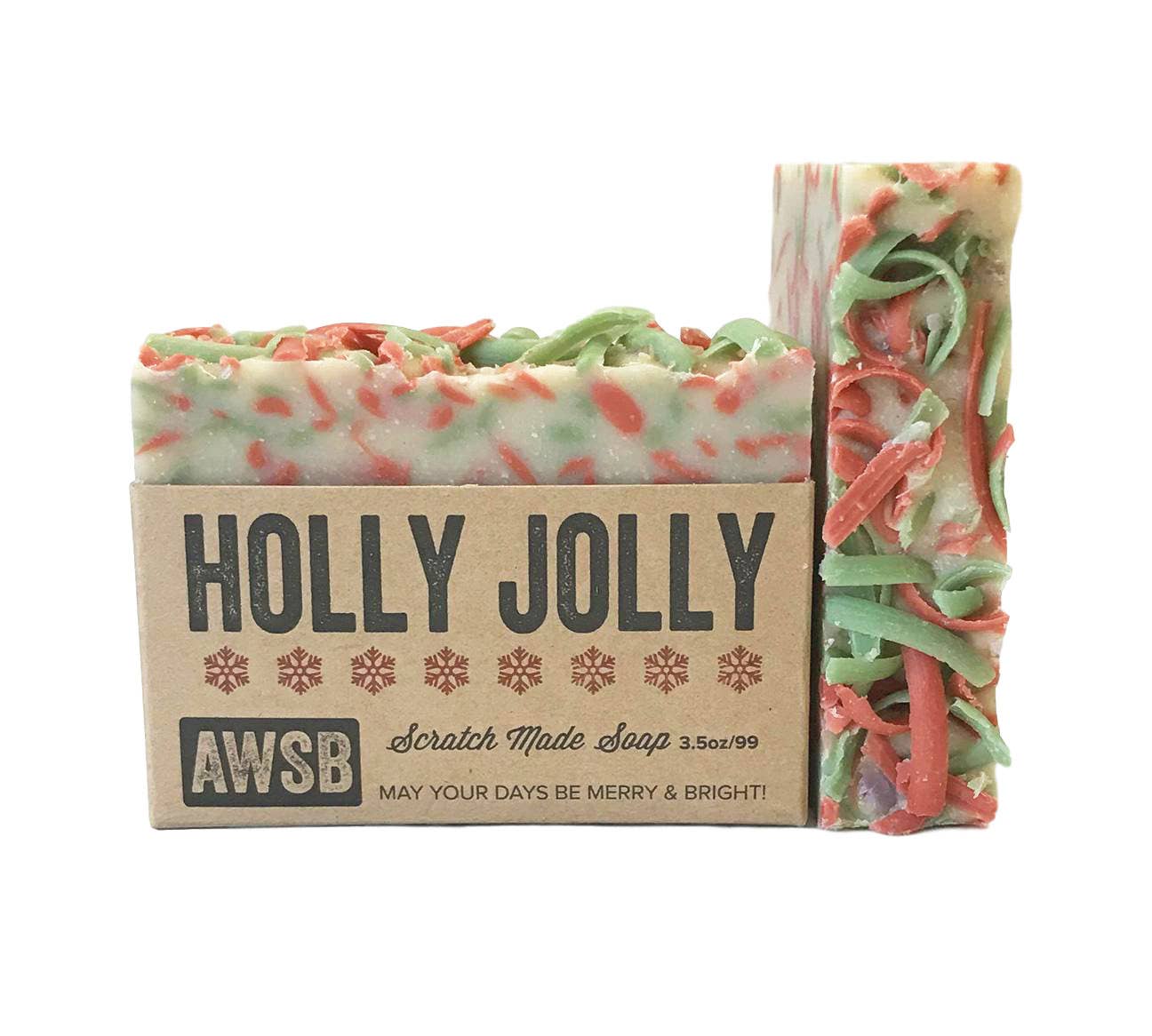 Holly Jolly Holiday Bar Soap