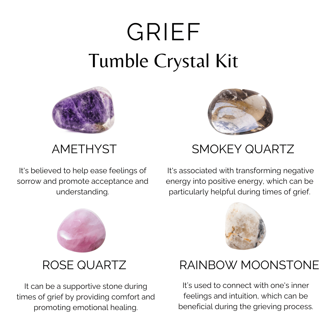 GRIEF Support Relief Crystal Set