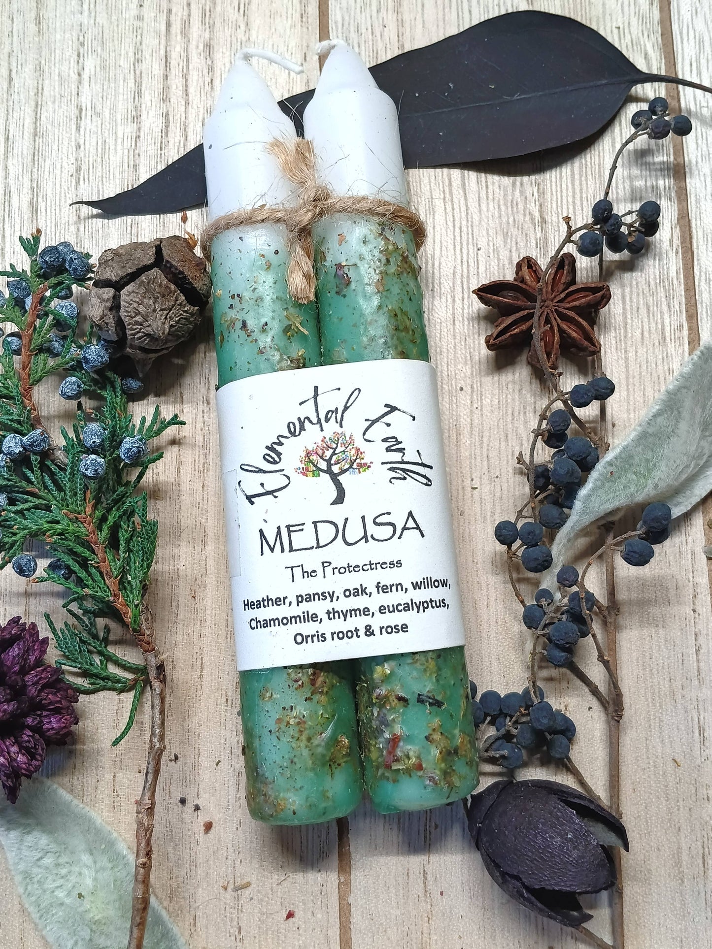 Medusa Herbal Intention Candles