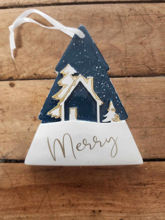 Merry ornament