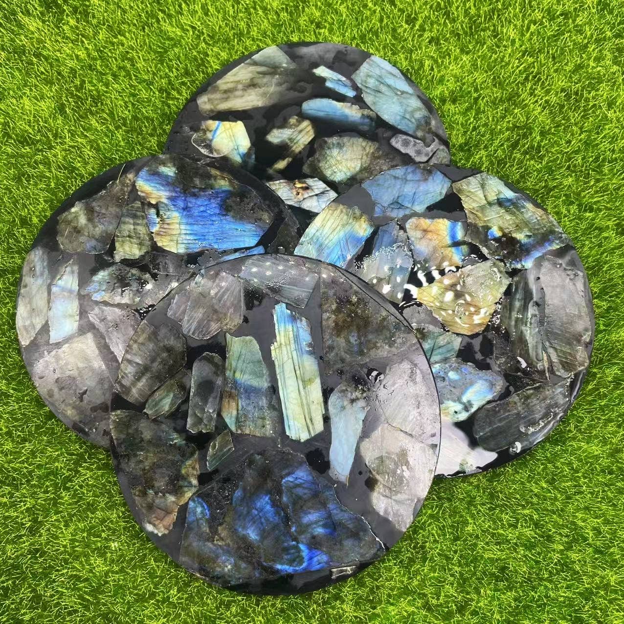 Labradorite Mosaic Coaster