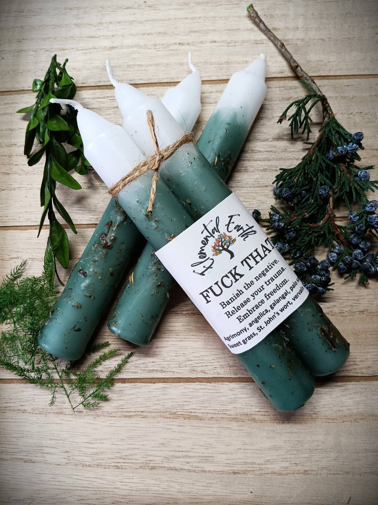 Fuck That herbal intention candles