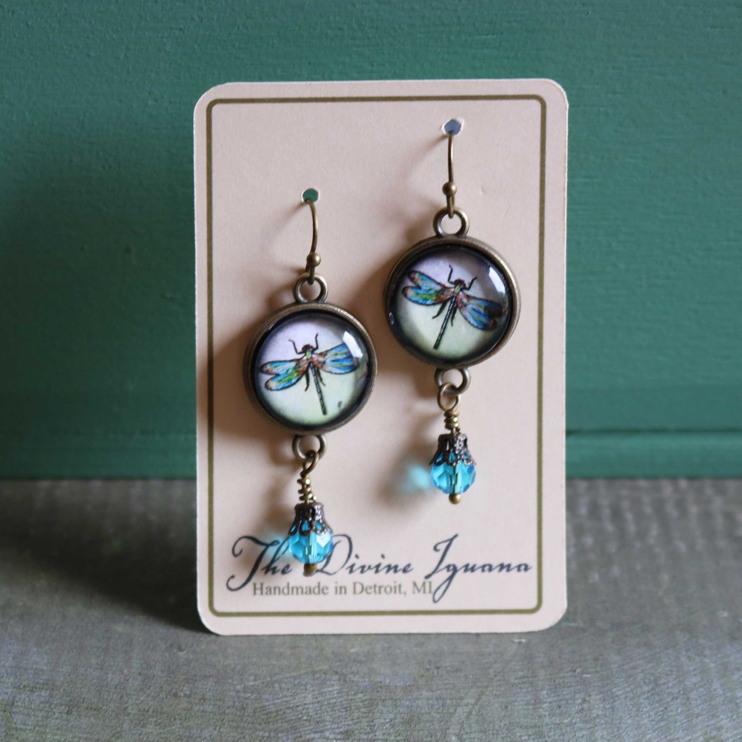 Dragonfly Vintage Earrings