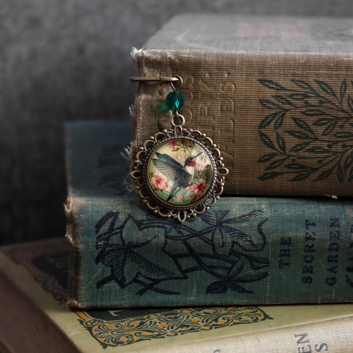 Hummingbird Art Bookmark
