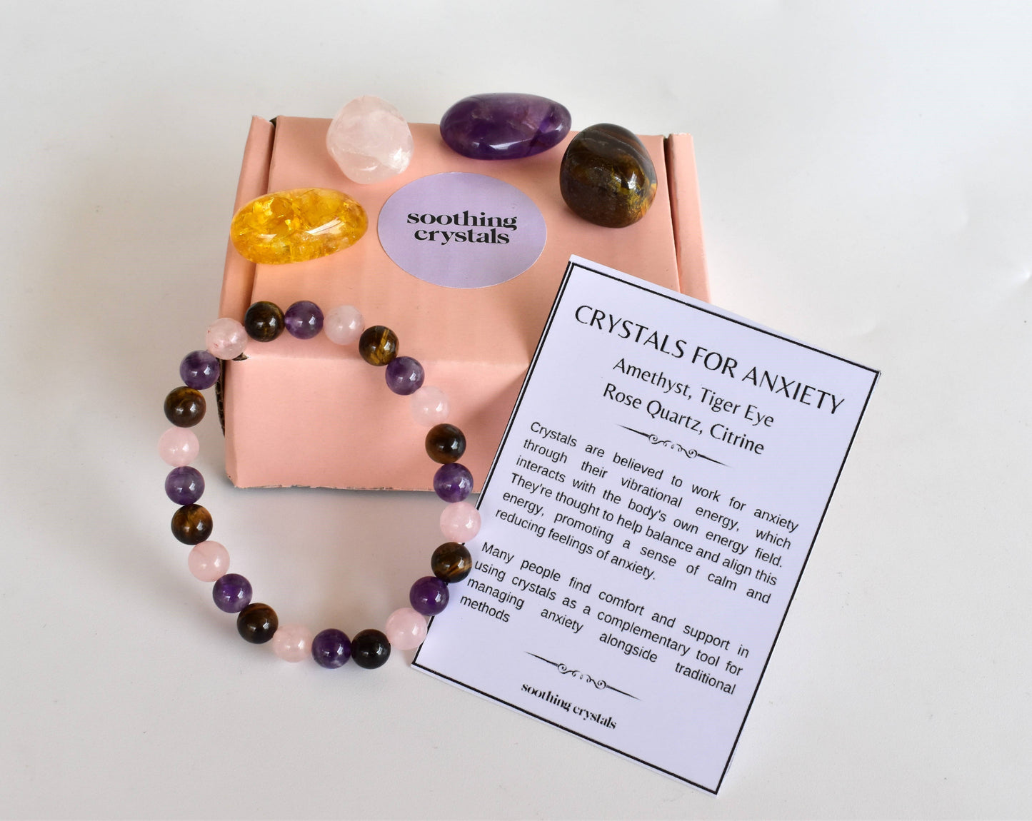 ANXIETY Relief Crystal Set