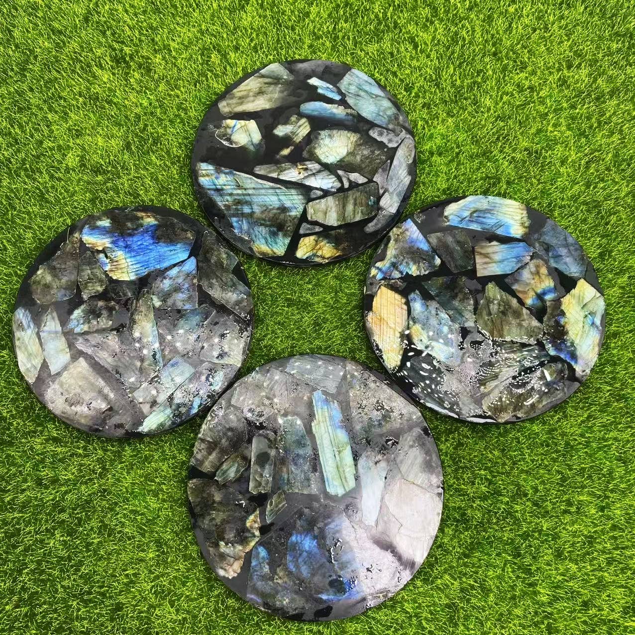 Labradorite Mosaic Coaster
