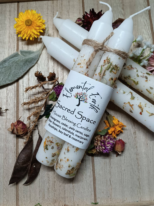 Sacred Space Herbal Intention candle set