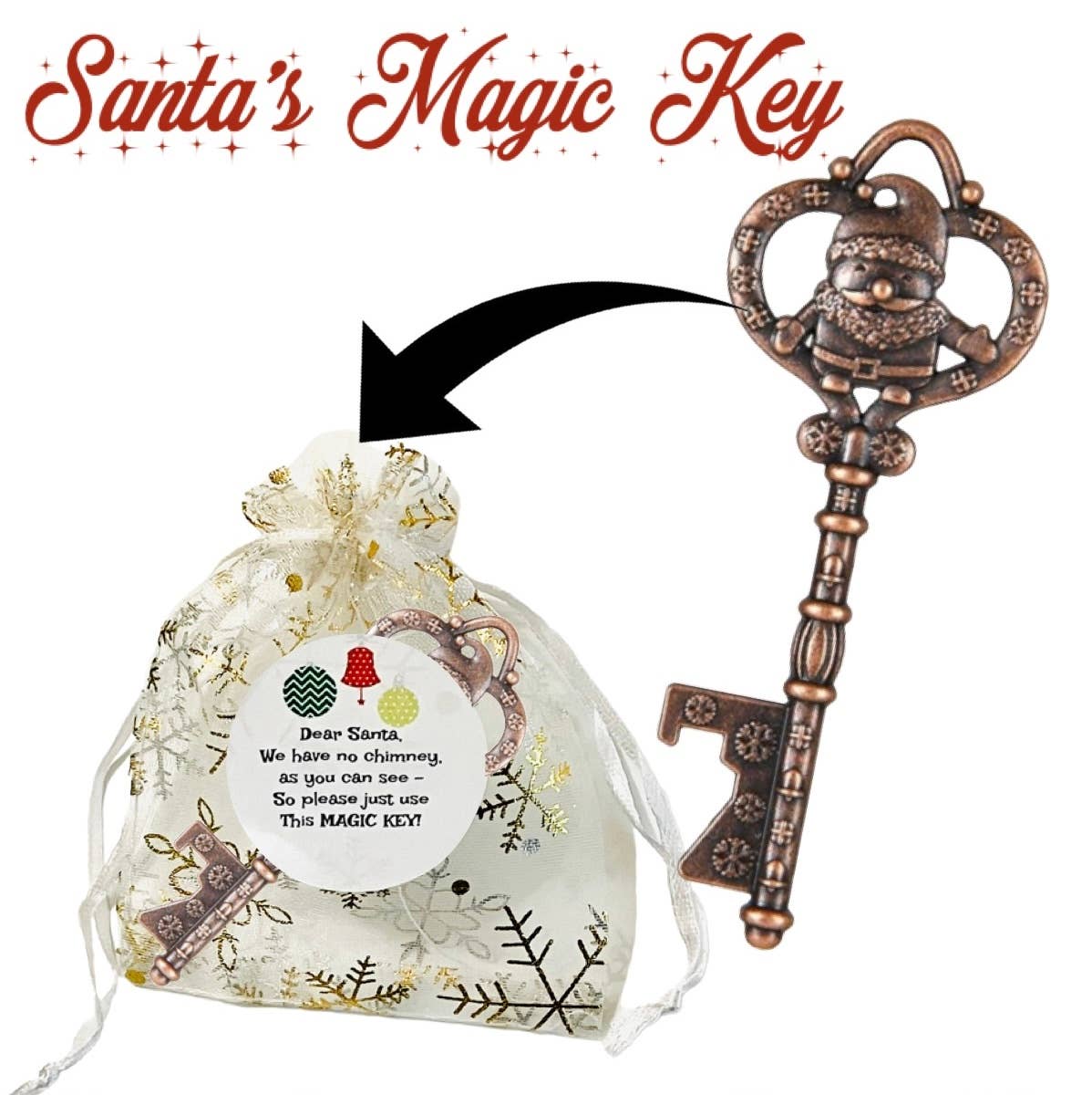 Santa's Magic Key Ornament