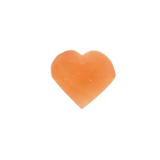 Crystal Heart - Peach Selenite