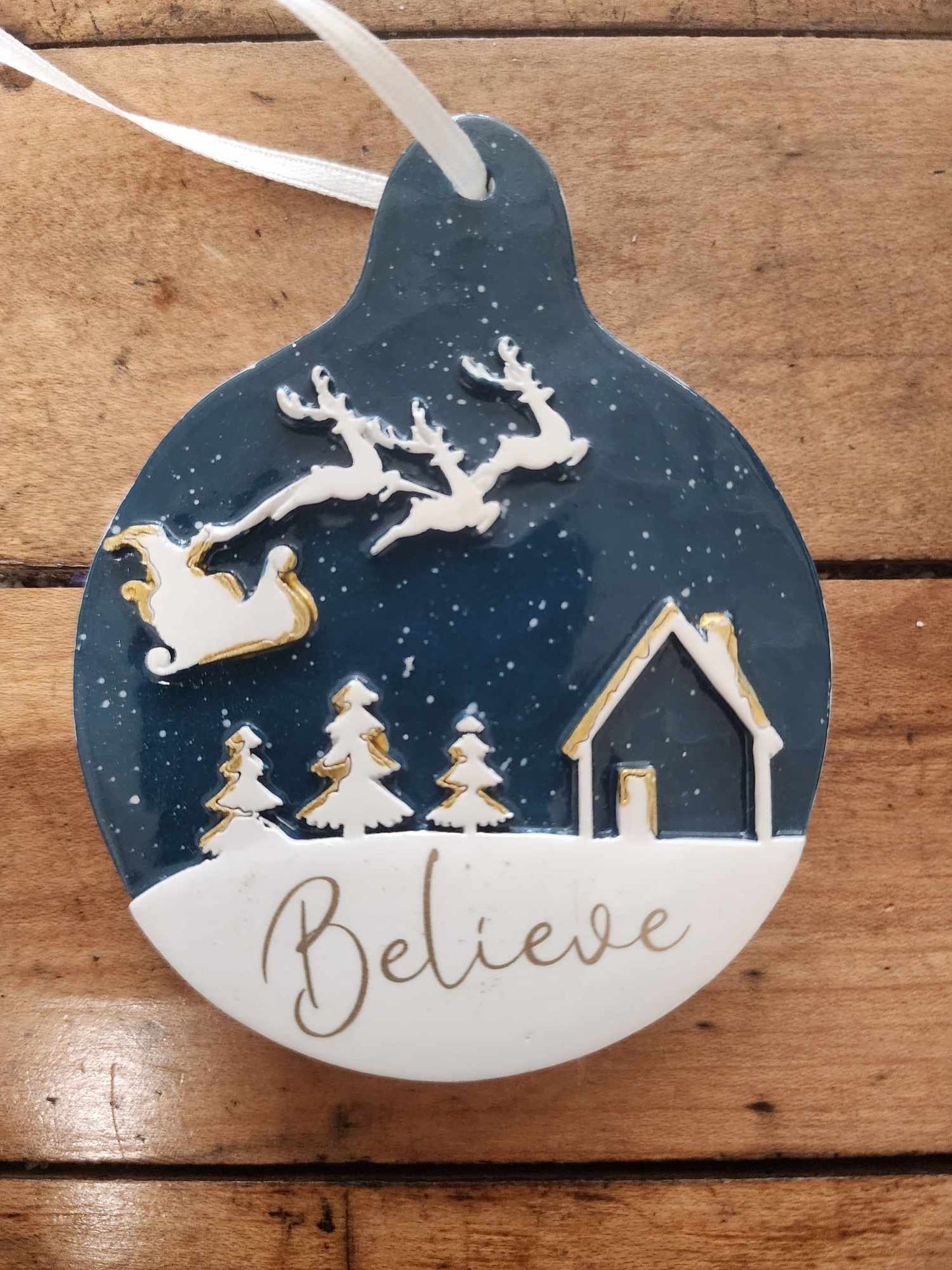 Believe ornament