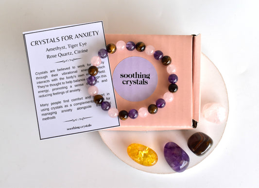 ANXIETY Relief Crystal Set