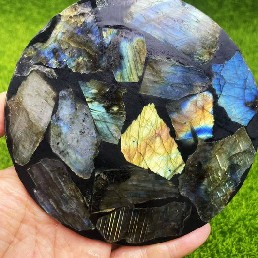 Labradorite Mosaic Coaster