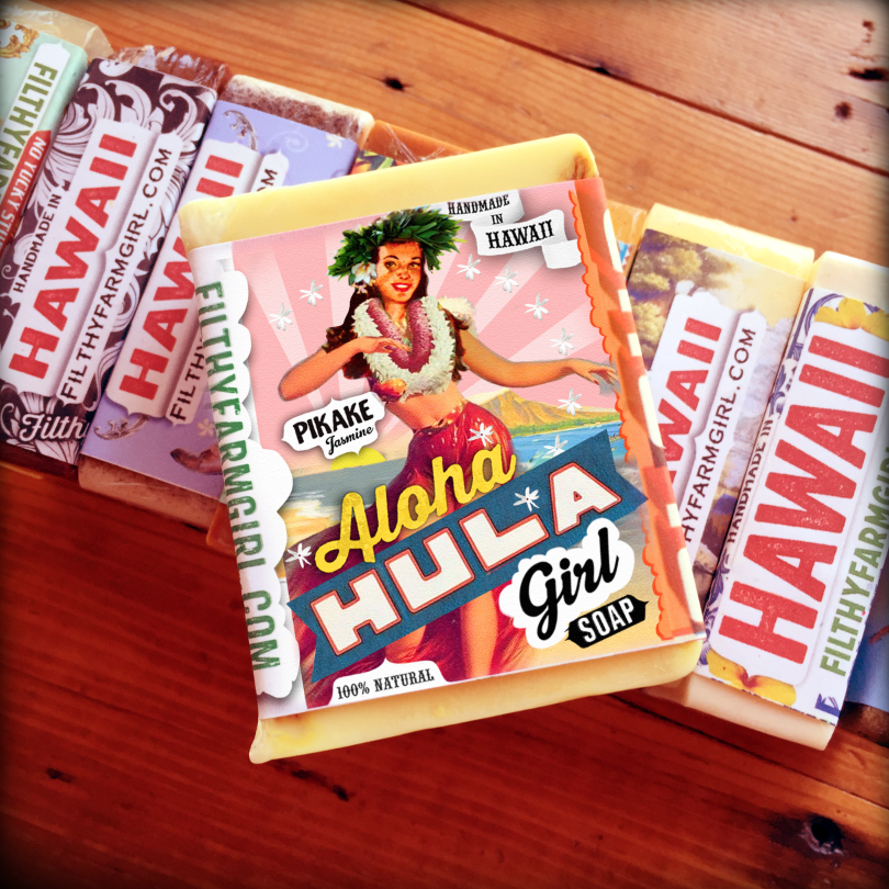 Aloha Hula Girl Soap: Large