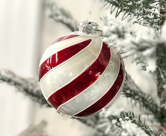Peppermint Swirl Ornament