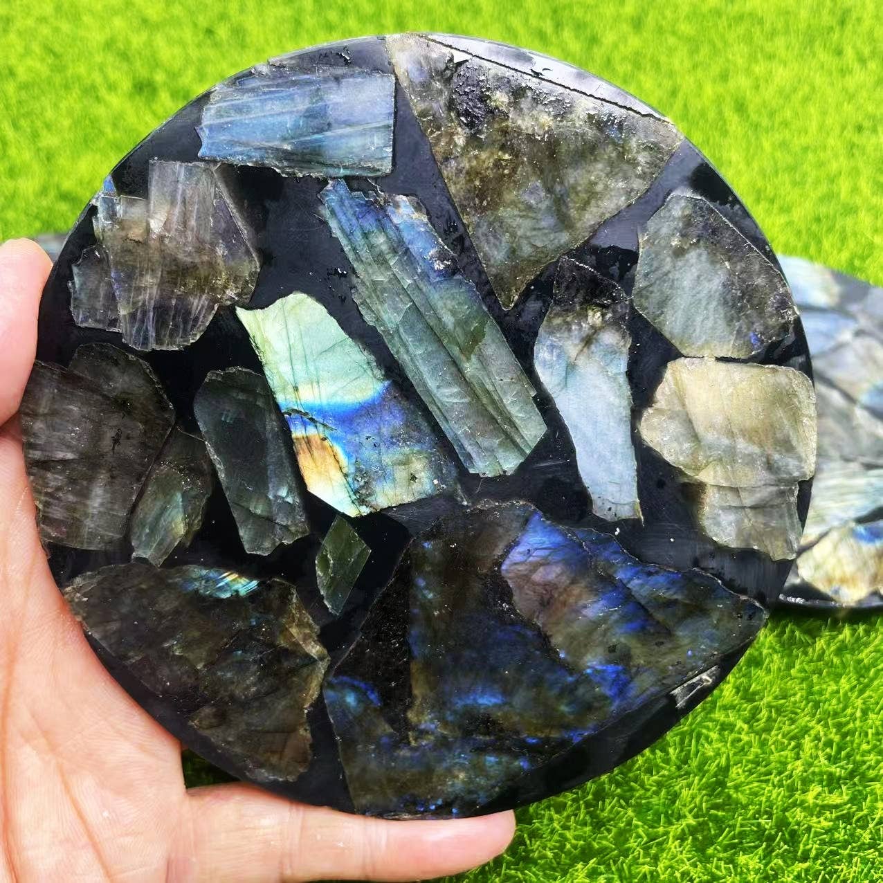 Labradorite Mosaic Coaster