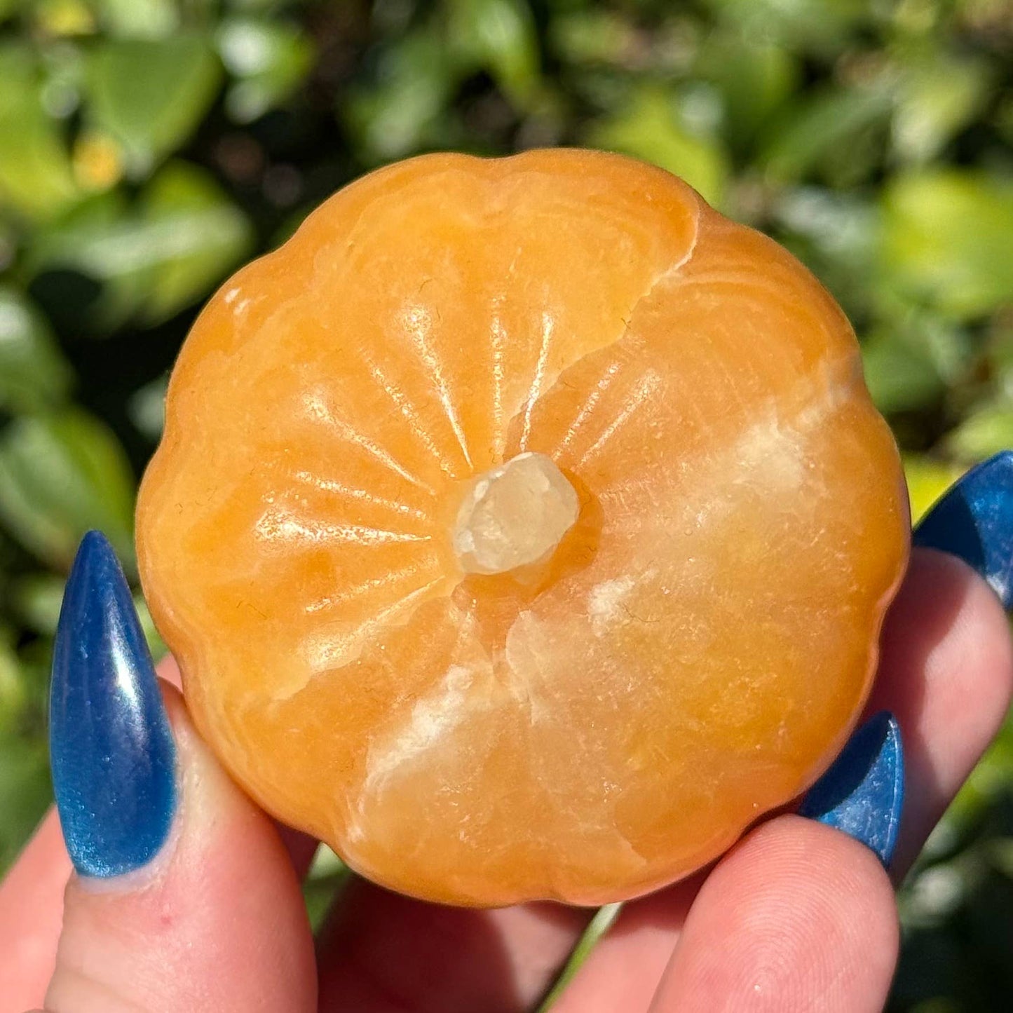 Orange Calcite Pumpkin