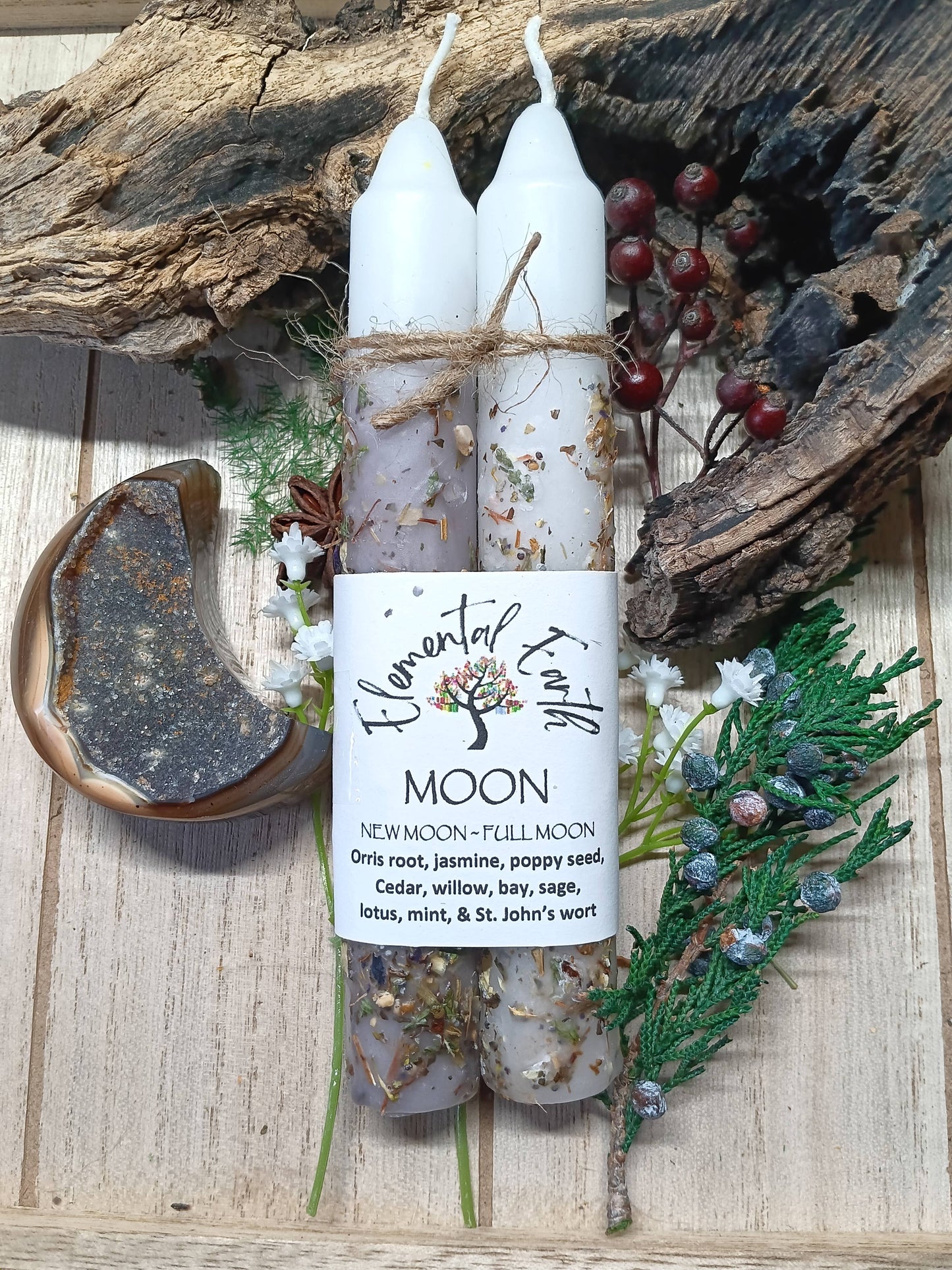 Moon Herbal Intention Candles
