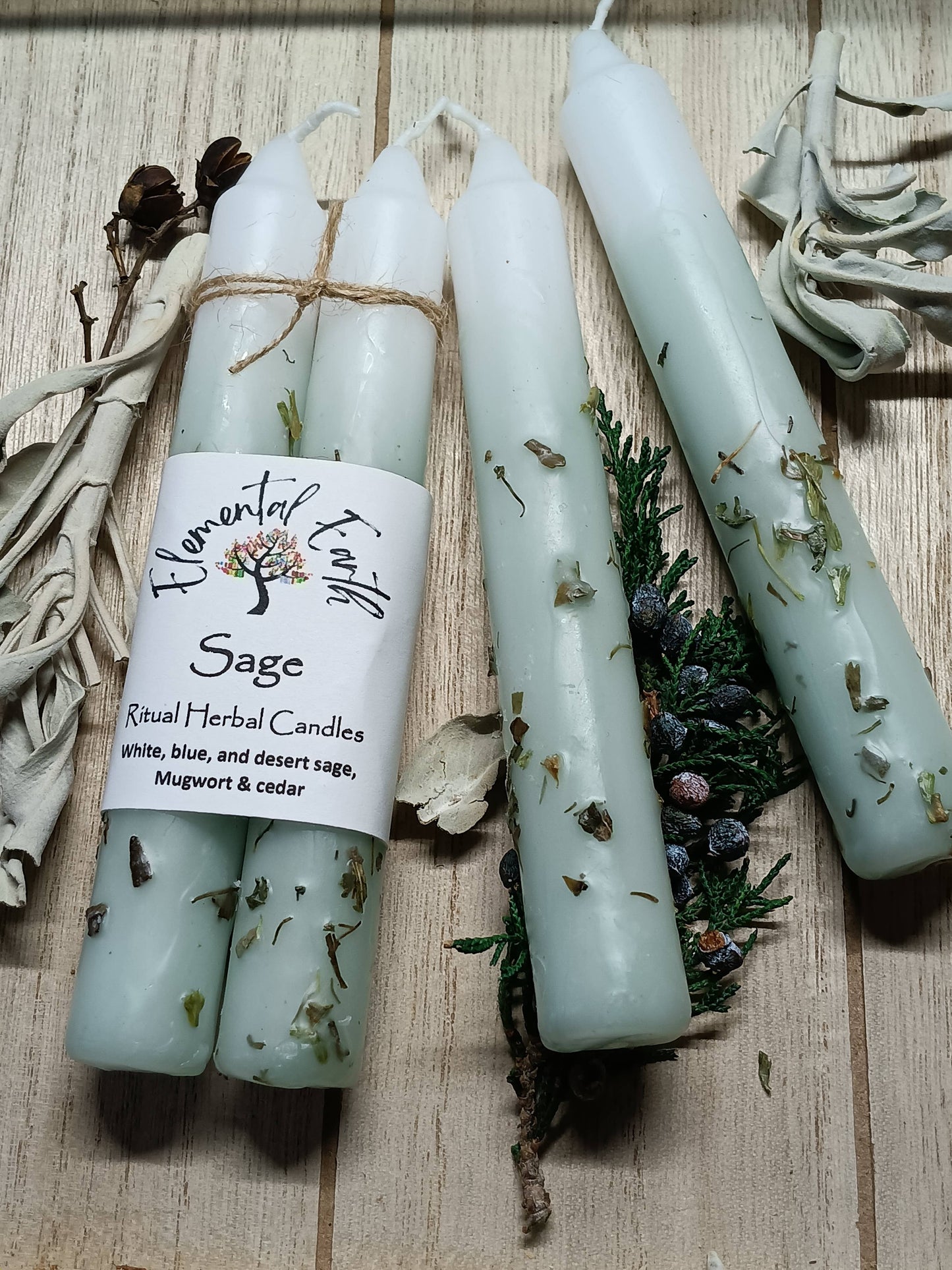 Sage Herbal Intention Candles