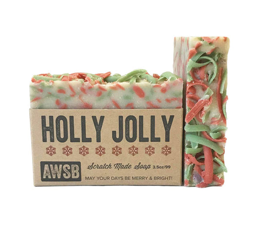 Holly Jolly Holiday Bar Soap