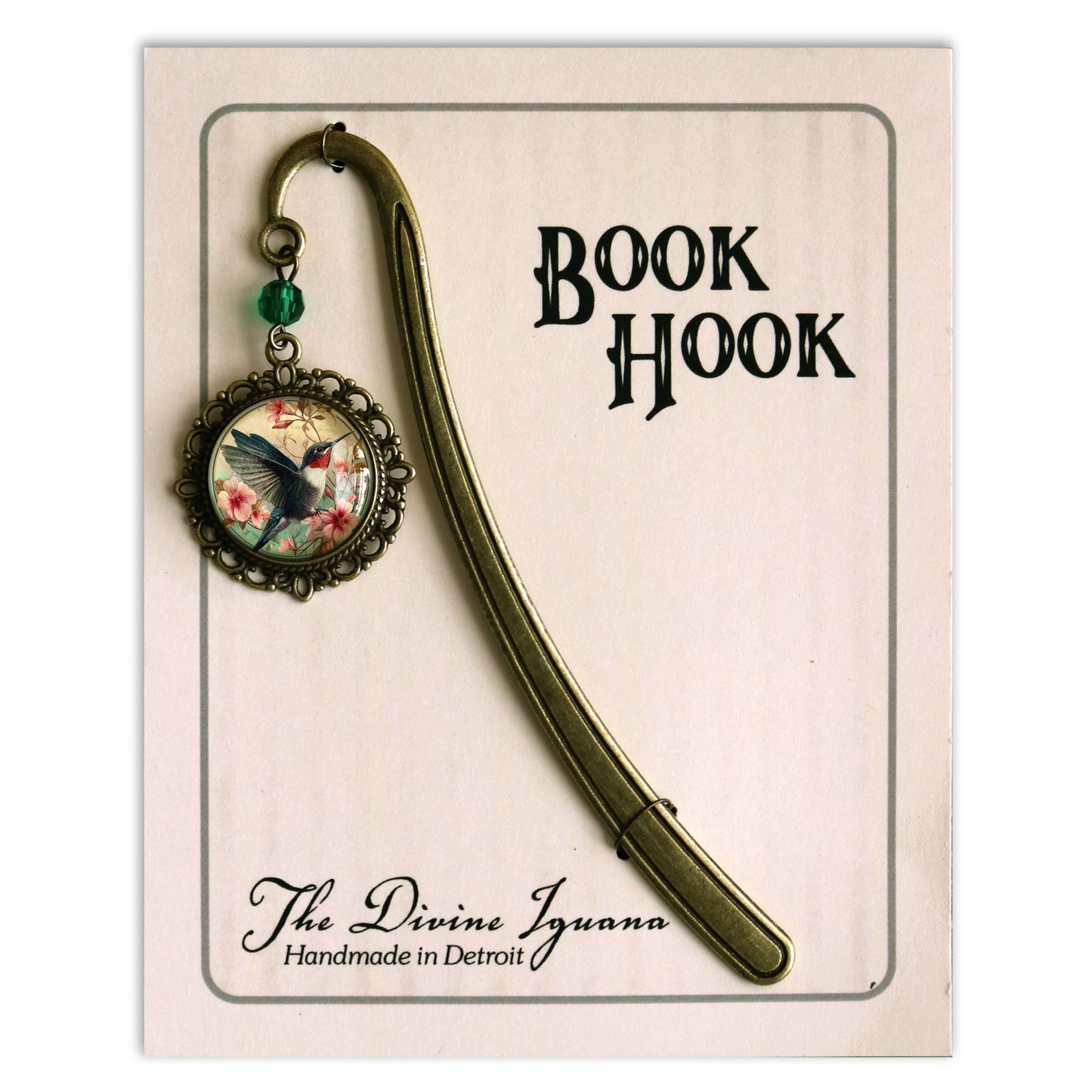 Hummingbird Art Bookmark