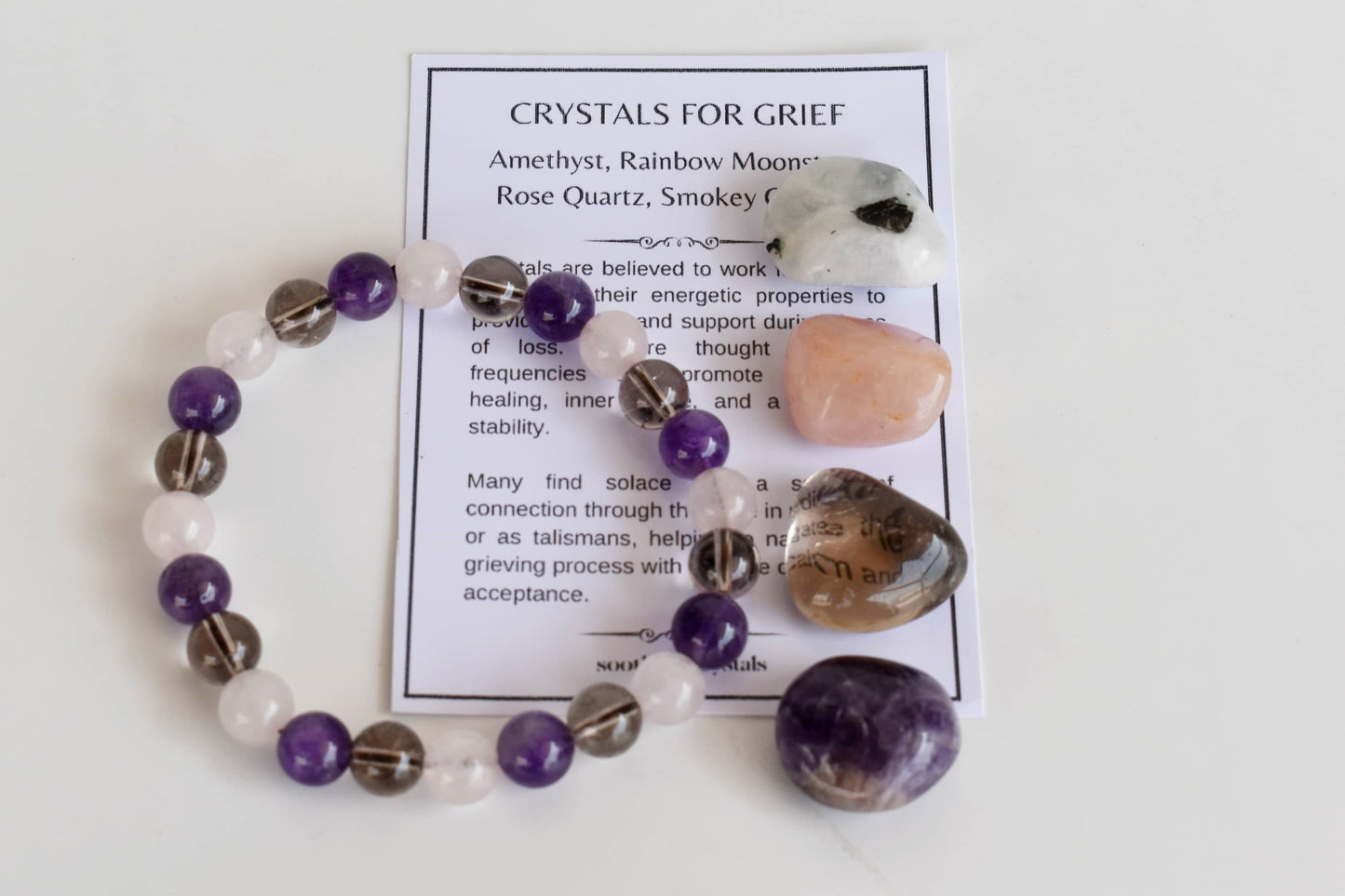GRIEF Support Relief Crystal Set