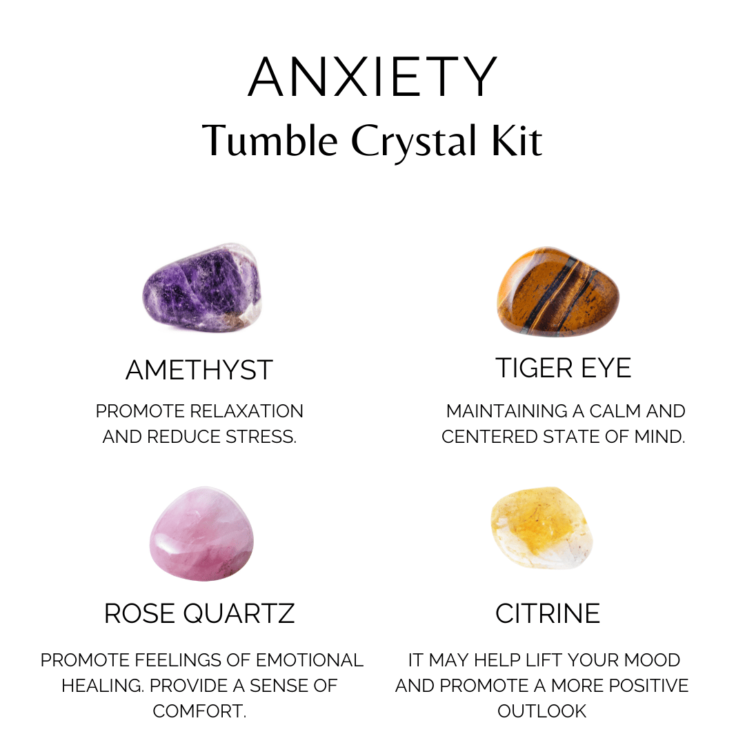 ANXIETY Relief Crystal Set