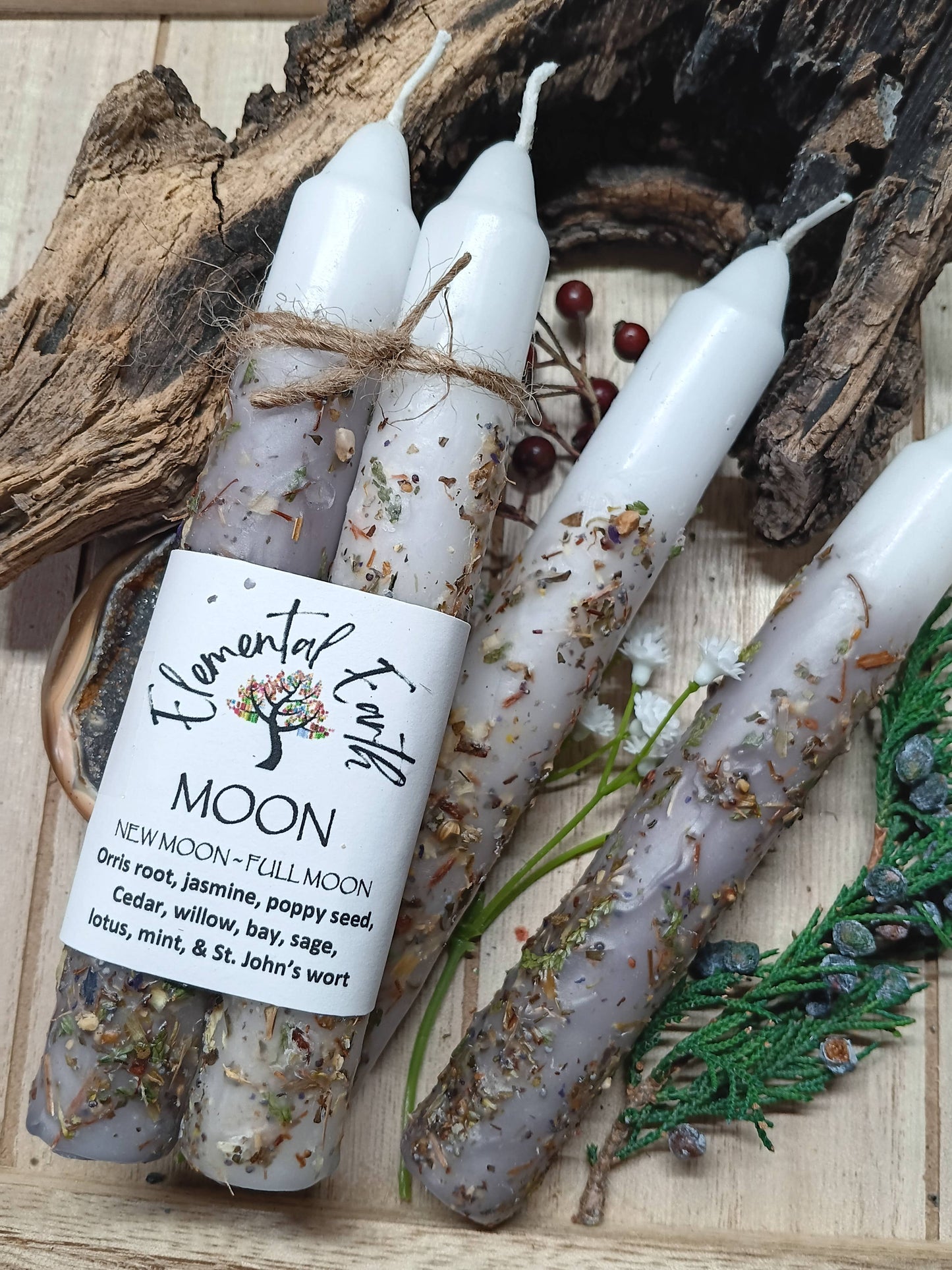 Moon Herbal Intention Candles