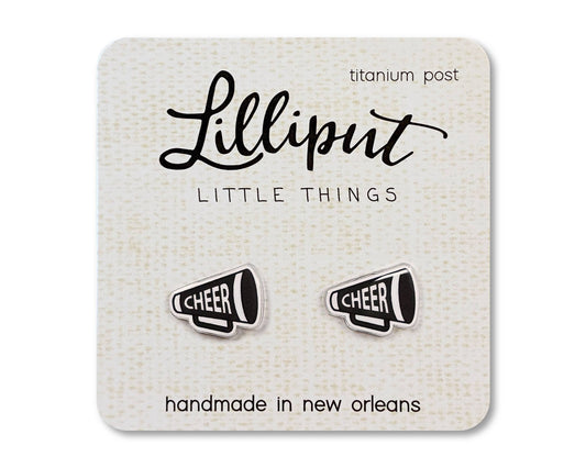 Cheer Megaphone Earrings