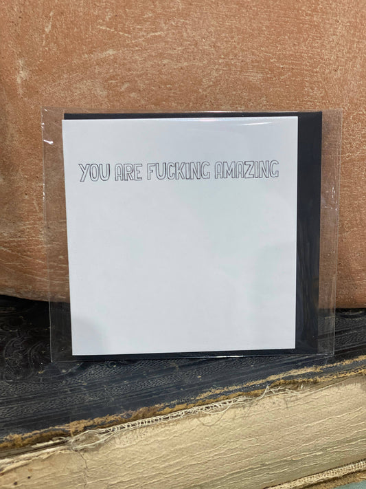 Mini Card Fucking Amazing