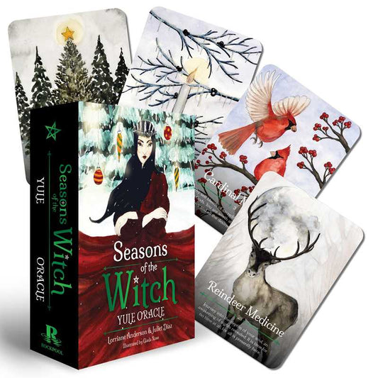 Seasons of the Witch: Yule Oracle by Lorriane Anderson: Flashcards; 144 pages, English