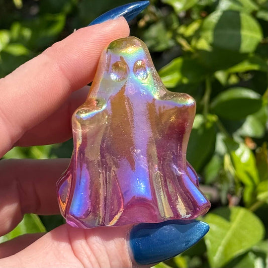 Pink Aura Sunset Ghost